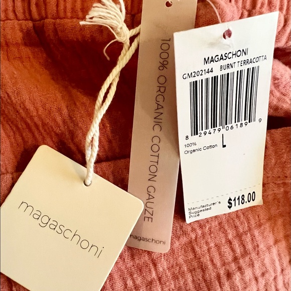 NWT Magaschoni gauze shorts size M & L - Picture 9 of 11